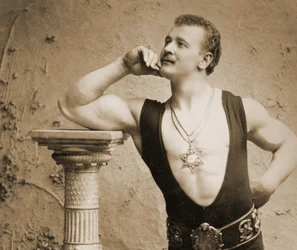 Eugen Sandow, in Classical Ancient Greco-Roman Pose, c.1894